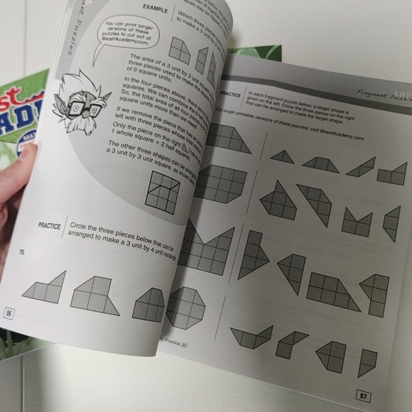 Kids Math Practice Book Set - Green Covers - Picture 2 of 2